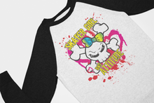 Skater Girl Bad Attitude  Raglan fashion T-Shirt