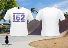 162 High School Logo Pineapple Blend  White T-Shirt